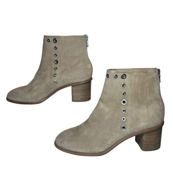 Rag & Bone, “Willow” Suede Ankle Boot in Sand, Grommets - Size 41, 11 (US) Beige - Picture 4 of 16